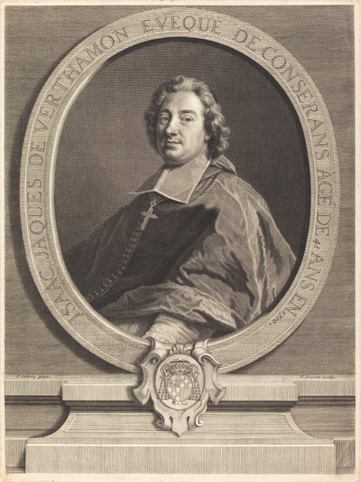 Isaac-Jacques de Verthamon da Pierre Imbert Drevet after François de Troy