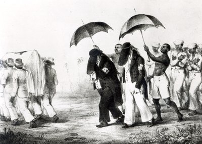 Processione funebre nera, da 