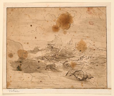 Paesaggio Marino Tempestoso da Pierre Jacques Volaire
