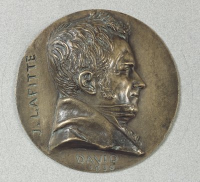 Medaglione con un ritratto di Jacques Lafitte (1767-1844) 1830 da Pierre Jean David d