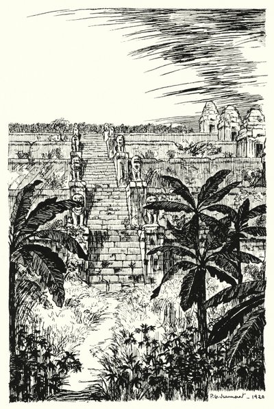 Scala principale, Phnom Bakeng da Pierre Jeannerat de Beerski