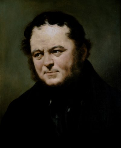 STENDHAL, Ritratto 1839 (olio su tela) da Pierre Joseph Dedreux Dorcy
