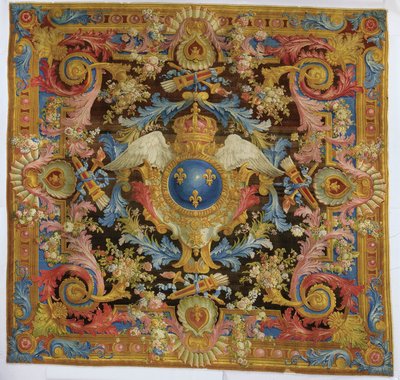 Tappeto savonnerie di Luigi XV, 1740-50 da Pierre Josse Perrot
