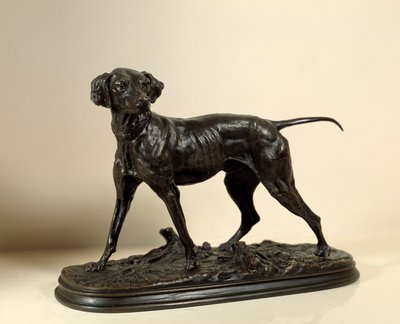Braque, cane da caccia da Pierre Jules Mene
