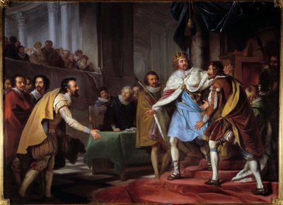 Ambasciata di Maximilian di Bethune, Duca di Sully (1560-1641) a Re Giacomo I Stuart nel 1603. L