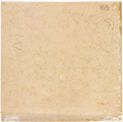 Schizzo di una mano (verso) da Pierre Lenfant