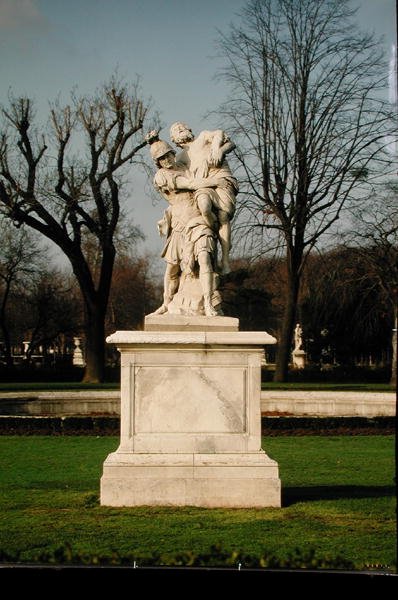Enea e Anchise (marmo) da Pierre Lepautre