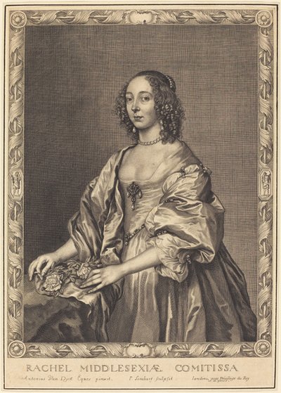 Rachele, Contessa di Middlesex da Pierre Lombard after Sir Anthony van Dyck