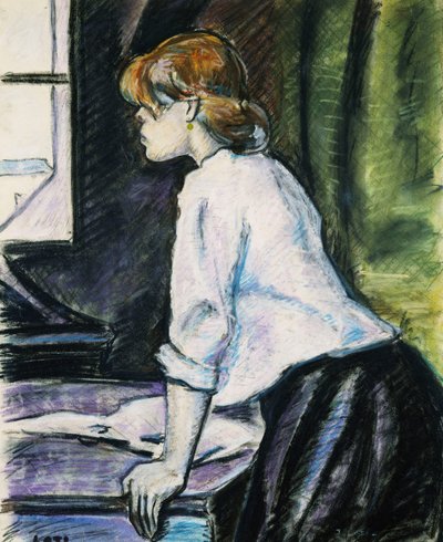 Ragazza alla finestra; Jeune Fille a la Fenetre da Pierre Loti