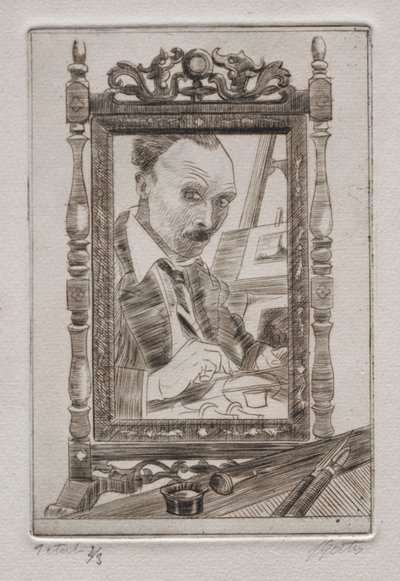 Autoritratto da Pierre Louis Gatier