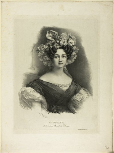 Mlle. Noblet da Pierre Louis Henri Grevedon