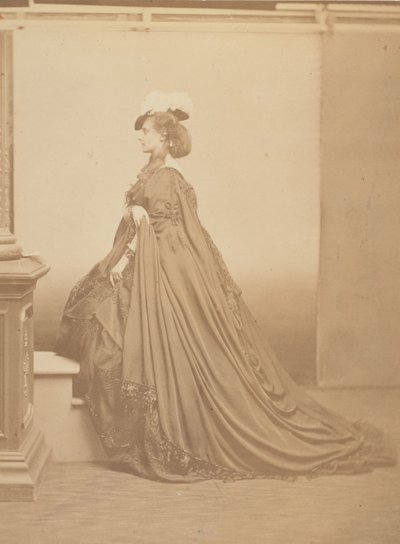 Il cappello a piume (1860s) da Pierre Louis Pierson