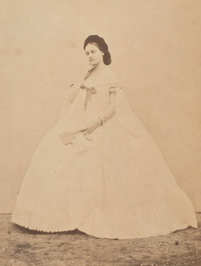 Le peignoir plisie autre, 1860s da Pierre Louis Pierson