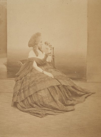 Les yeux mirés, 1860s da Pierre Louis Pierson