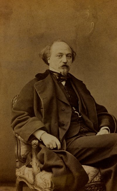 Ritratto di Jean Pierre Alexandre Antigna, pittore francese; carte de visite da Pierre Louis Pierson