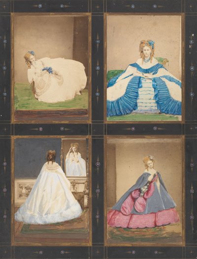 Variazioni sugli abiti Elvira e Ritrosetta da Pierre Louis Pierson