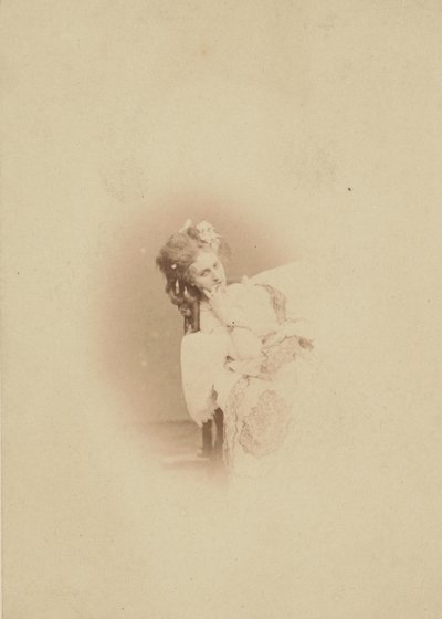 [Seduta in abito Ritrosetta], 1861-67 da Pierre Louis Pierson
