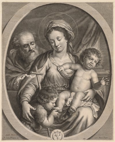 Sacra Famiglia e San Giovanni da Pierre Louis van Schuppen