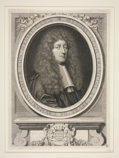 Louis François le Fèvre de Caumartin (1624-1687) da Pierre Louis van Schuppen