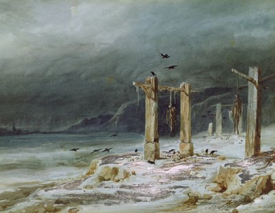 Il patibolo da Pierre Luc Charles Ciceri