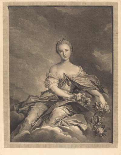 Flora al suo risveglio da Pierre Maleuvre after Jean Marc Nattier