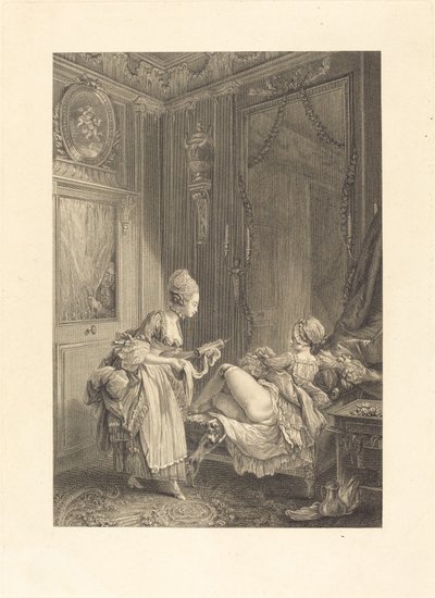 Il curioso da Pierre Maleuvre after Pierre Antoine Baudouin