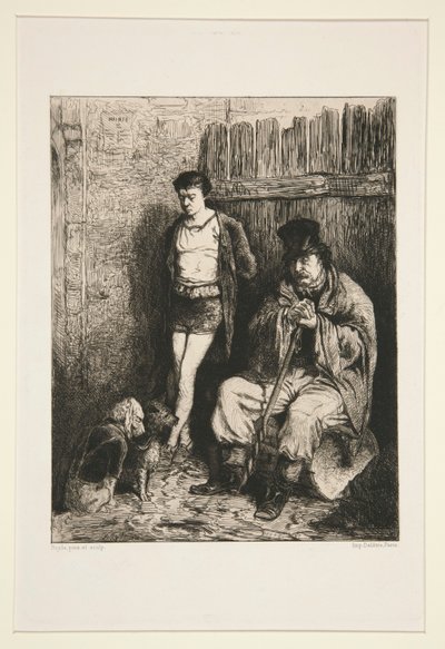 Due uomini e due cani ( da Pierre Marie Beyle