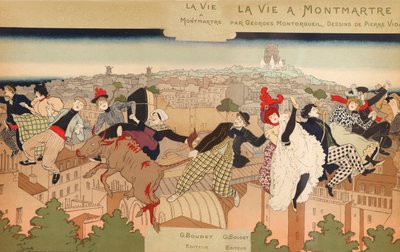 La Vie à Montmartre da Pierre Marie Louis Vidal