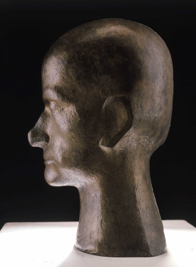Busto di Baudelaire, bronzo da Pierre Maurice Raymond Duchamp Villon