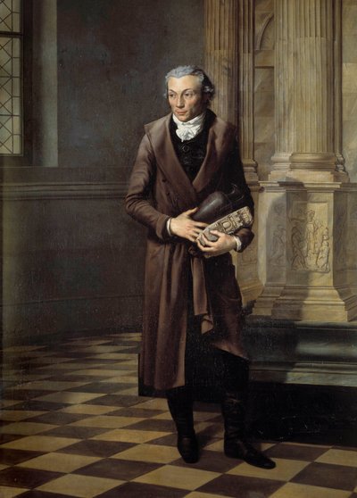 Ritratto di Alexandre Lenoir, curatore del museo dei monumenti francesi da Pierre Maximilien Delafontaine