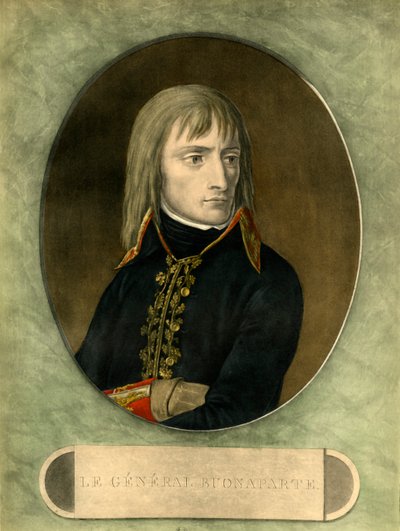 Generale Bonaparte, 1798, 1921 da Pierre Michel Alix
