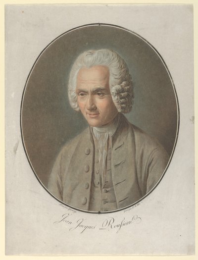 Jean-Jacques Rousseau, 1791 da Pierre Michel Alix