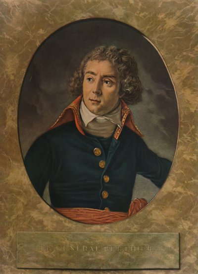 Il Generale Berthier, fine XVIII secolo da Pierre Michel Alix