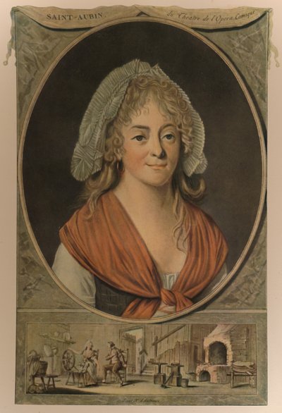 Madame Saint-Aubin, fine XVIII secolo, 1913 da Pierre Michel Alix