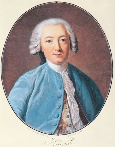 Ritratto di Claude Adrien Helvetius da Pierre Michel Alix