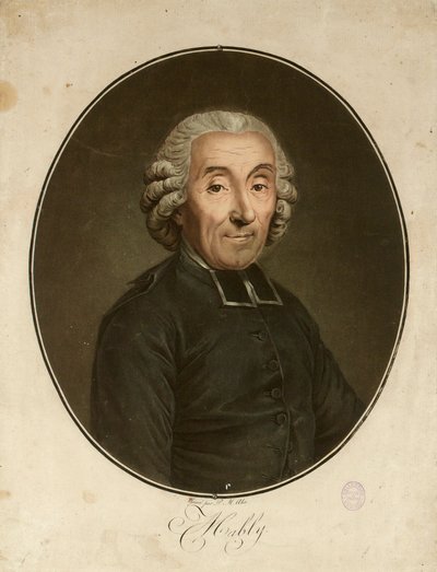 Ritratto di Gabriel Bonnot de Mably da Pierre Michel Alix