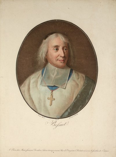 Ritratto di Jacques-Bénigne Bossuet da Pierre Michel Alix