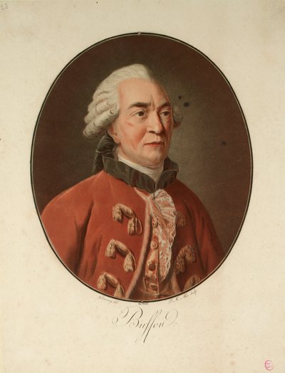 Ritratto del naturalista Georges-Louis Leclerc, Conte di Buffon da Pierre Michel Alix
