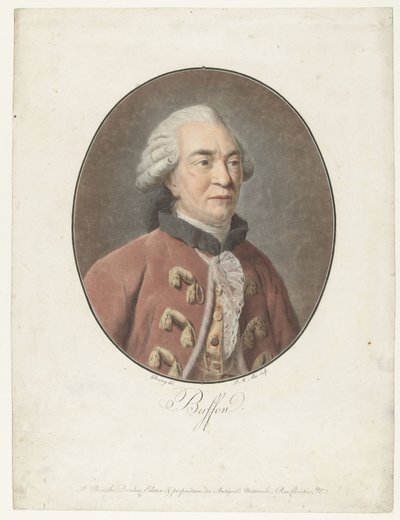 Ritratto di Georges Louis Leclerc conte di Buffon da Pierre Michel Alix