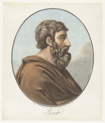 Ritratto di Licurgo da Pierre Michel Alix