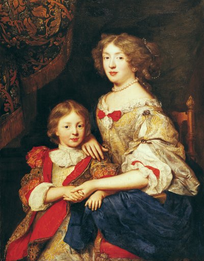 Una Donna e suo Figlio da Pierre Mignard