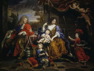 Gran Delfino di Francia e la sua Famiglia da Pierre Mignard