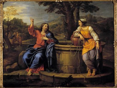 Gesù e la Samaritana da Pierre Mignard