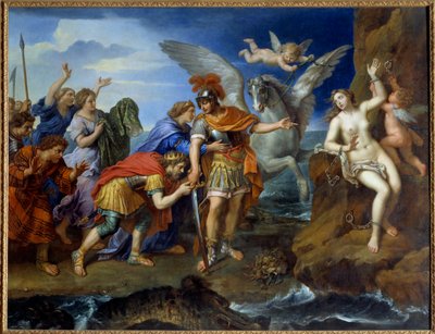 Perseo libera Andromeda da Pierre Mignard
