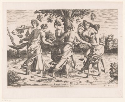 Danza delle Driadi da Pierre Milan (attributed to)