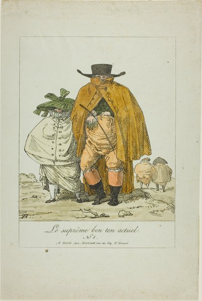 Piatto unico della moda attuale suprema da Pierre Nolasque Bergeret
