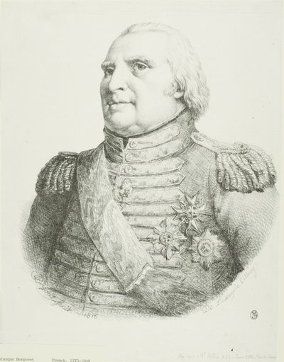 Ritratto di Luigi XVIII da Pierre Nolasque Bergeret