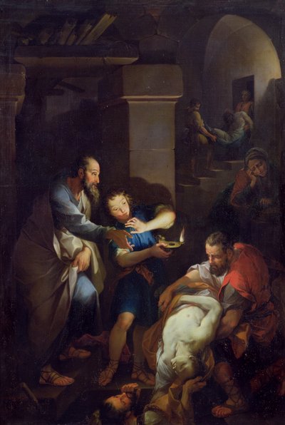 La sepoltura di Tobia da parte dei suoi compatrioti, 1733 da Pierre Parrocel