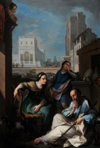 Tobia diventa cieco da Pierre Parrocel