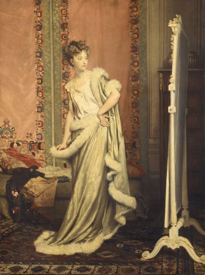 Davanti allo specchio, 1873 da Pierre Paul Lêon Glaize